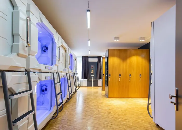 Spacehotel Kapslový hotel Karlsruhe